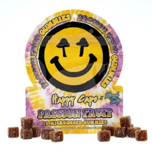 Happy Caps x Road Trip - Microdosed Mushroom Gummies - Passion Fruit combo