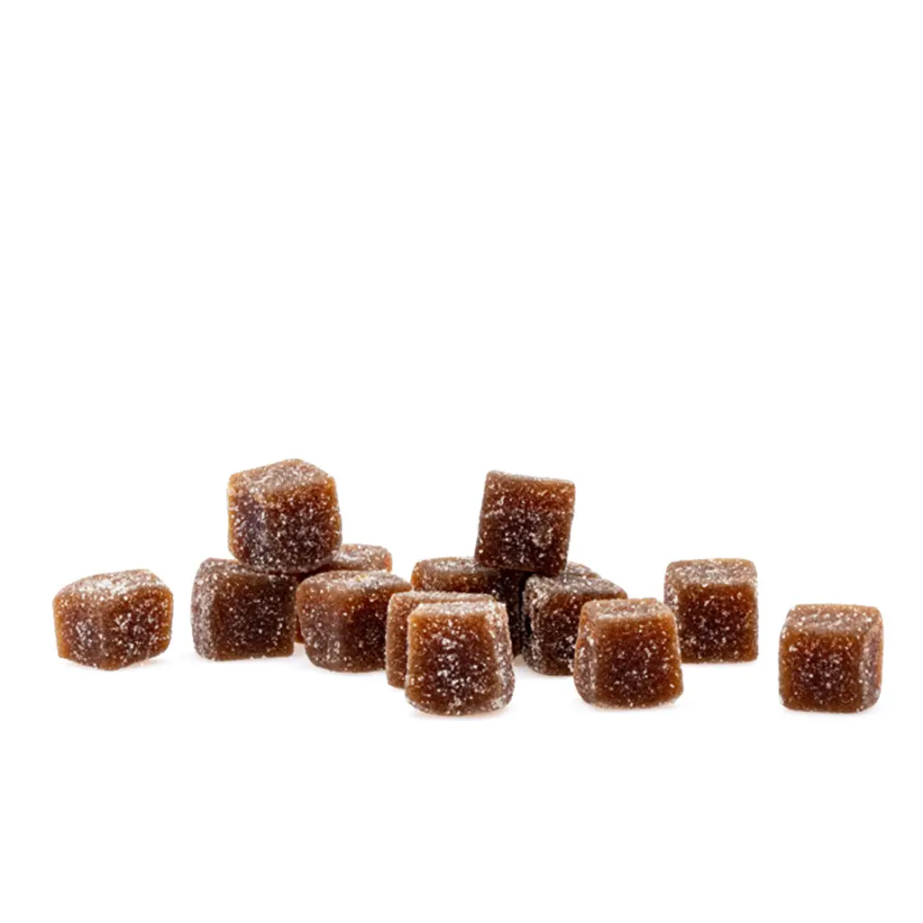 Happy Caps x Road Trip - Microdosed Mushroom Gummies - Tropic Punch pile