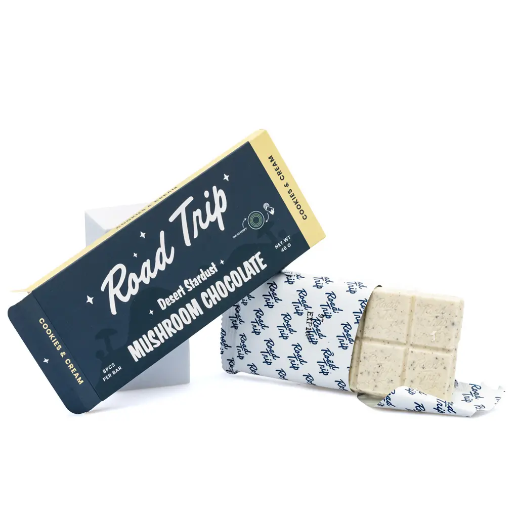 Road Trip Desert Stardust Mushroom Chocolate Bar - Cookies & Cream combo