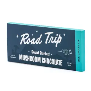 Road Trip Desert Stardust Mushroom Chocolate Bar - Milk Chocolate box front