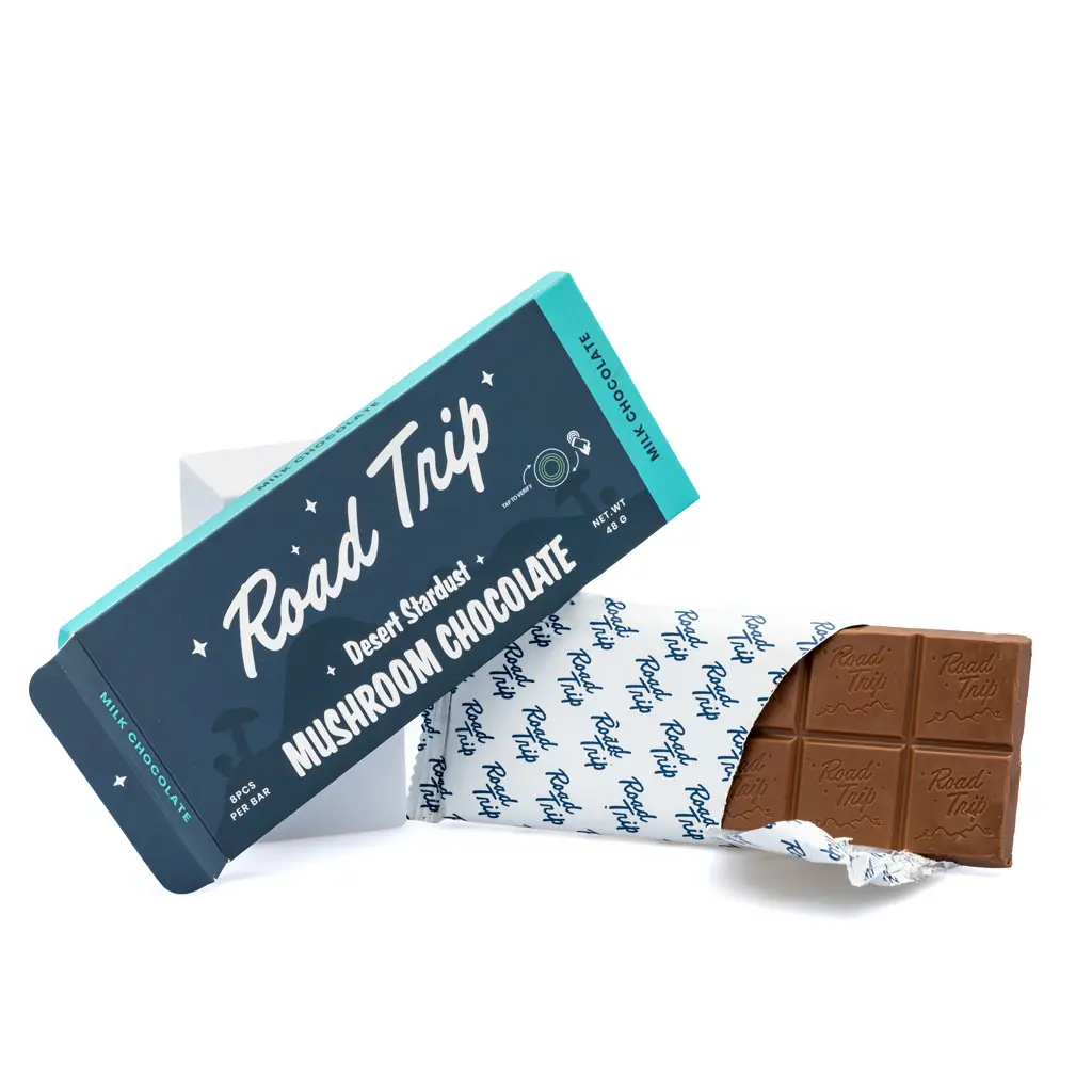 Road Trip Desert Stardust Mushroom Chocolate Bar - Milk Chocolate combo