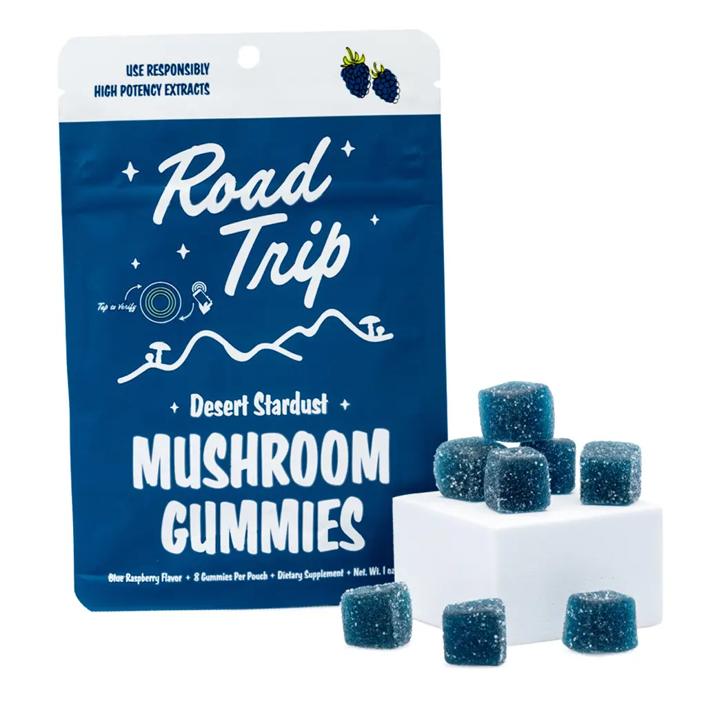 Road Trip Desert Stardust Mushroom Gummies - Blue Raspberry combo